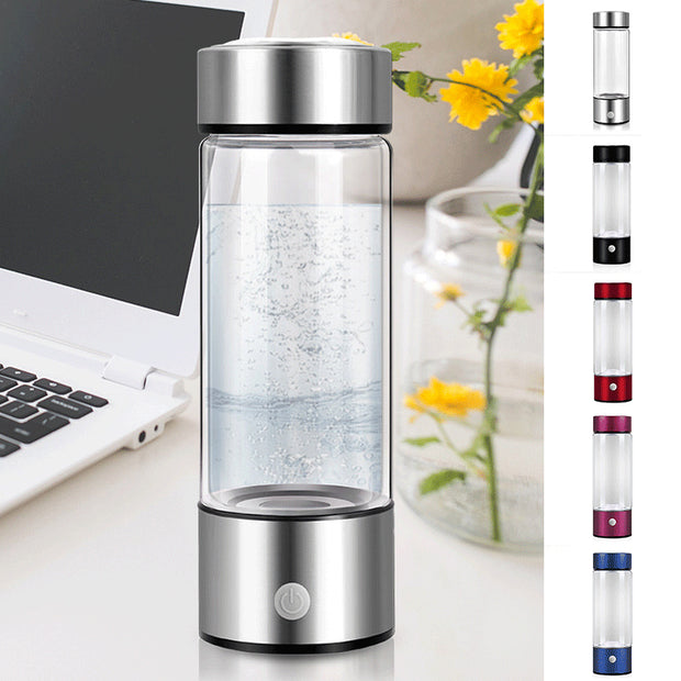 "New technology water bottle for antioxidant health"