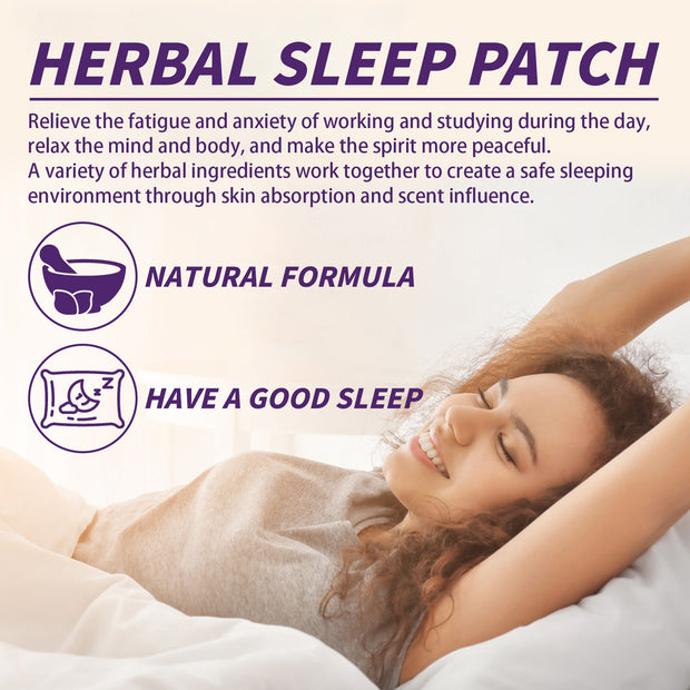 Natural sleep patch for insomnia and relaxation