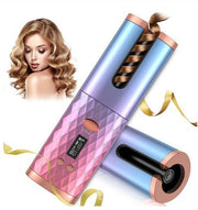Cordless ceramic curling iron for salon-quality curls