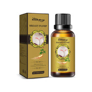 "Breast massage essential oil for natural enhancement, skin tightening and firming care"