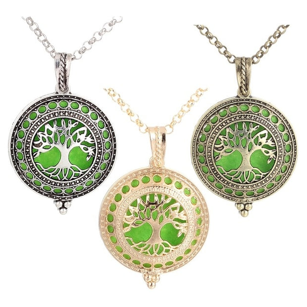 Eco-Friendly Essential Oil Pendant Necklace
