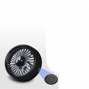 Vent-mounted fan on car AC outlet