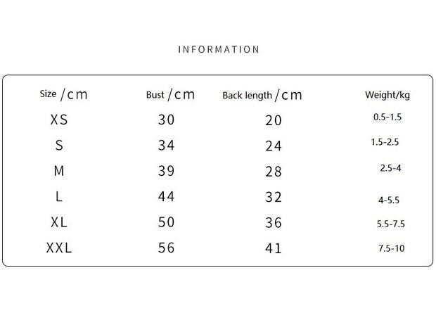 Cute puppy in fleece dog clothes