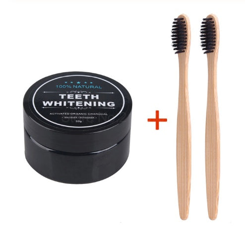 Charcoal Teeth Whitening Powder – Natural Stain Remover for a Brighter Smile