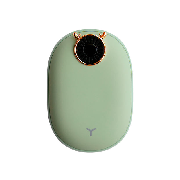 3-in-1 Mini Power Bank Fan – Portable Cooling Gadget with Digital Display