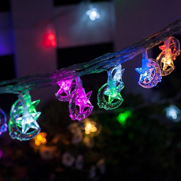 Waterproof outdoor string lights for patio or backyard use