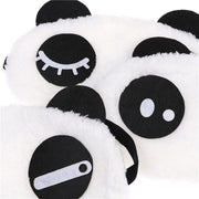 Black and white panda soft eye masks
