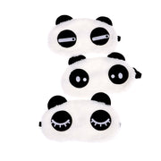 Plush panda eye covers for sleeping
