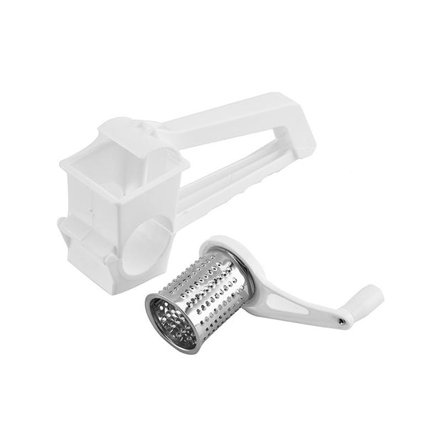 "Cheese grater with measurement dimensions"