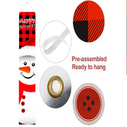 Festive outdoor door hanging banner for Christmas decoration