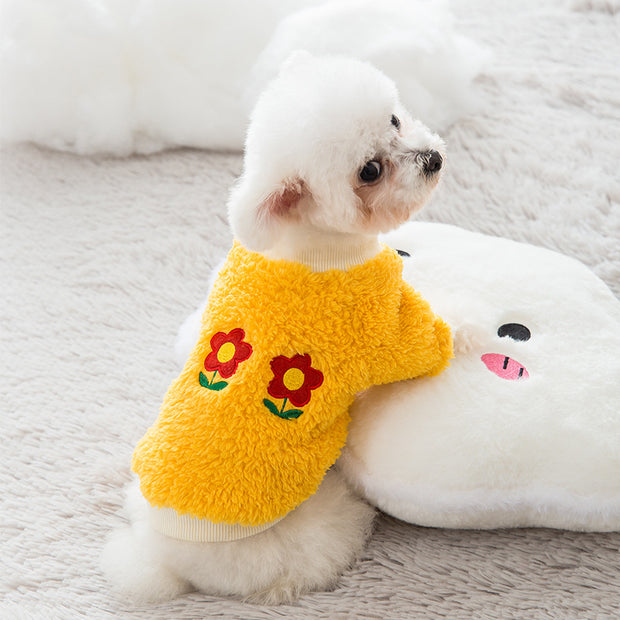 Warm dog sweater for small dogs & cats
