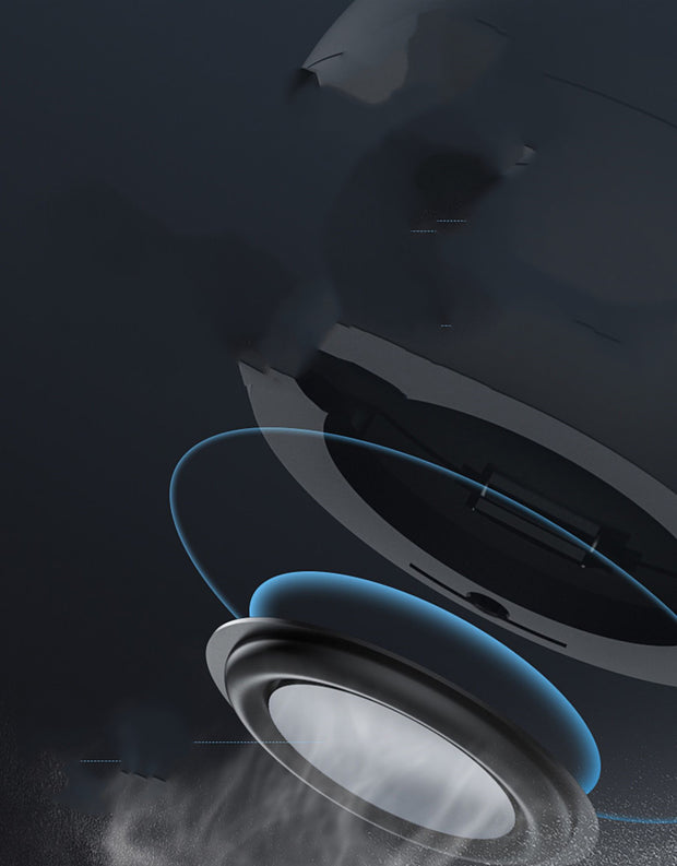 Portable LED Bluetooth Speaker – Black"