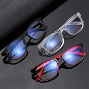 “Stylish unisex blue light blocking glasses for screen protection and eye comfort”