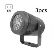 Snowflake Projector Light - Rotating Christmas Pattern LED Outdoor Holiday Lighting