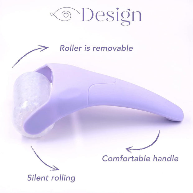 Cooling skincare tool to reduce eye bags and tension