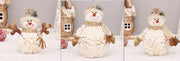 Christmas snowman plush toy for indoor decoration