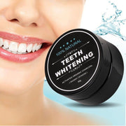 > "Teeth whitening results with charcoal powder before and after"