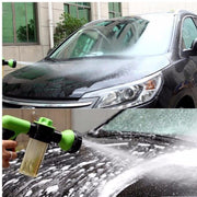 Car wash foam gun with soap dispenser