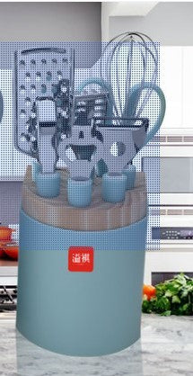 "Durable and stylish kitchen set with scissors"