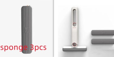 Mini Mops Floor Cleaning Sponge - Portable Squeeze Mop for Home Car Glass`