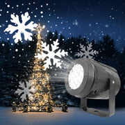 Snowflake Projector Light - Rotating Christmas Pattern LED Outdoor Holiday Lighting