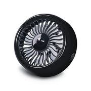Compact dual-blade car cooling fan