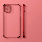 Transparent Ultra-Thin iPhone Case – Slim, Shockproof & Scratch Resistant Cover