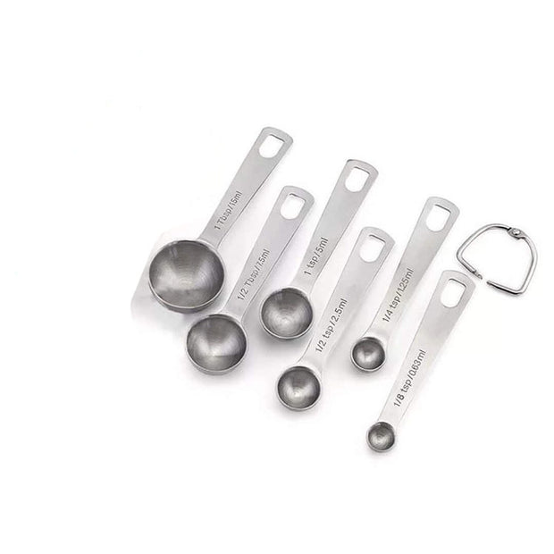 Stainless Steel Measuring Spoons – 4pcs Set for Precise Kitchen Cooking & Baking