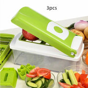 12-in-1 Multifunctional Vegetable Chopper Slicer with Container