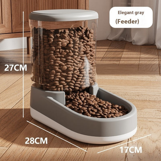 Cat and dog dual food and water dispenser