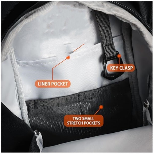 Crossbody gym kettle bag for outdoor training