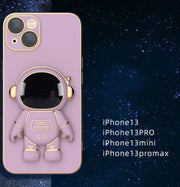 Astronaut iPhone Case – 3D Cute Design, Shockproof, Stand Holder Cover
