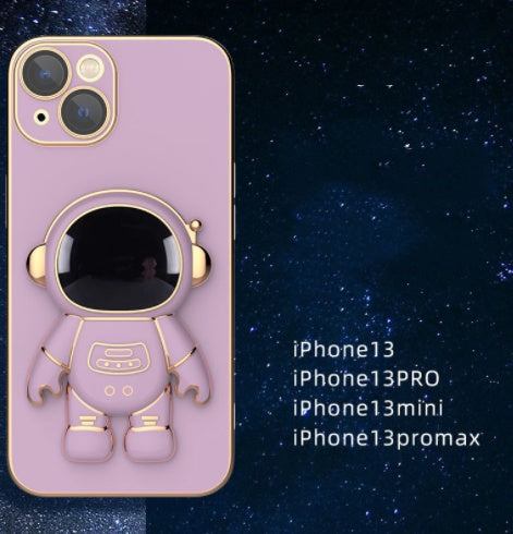Astronaut iPhone Case – 3D Cute Design, Shockproof, Stand Holder Cover
