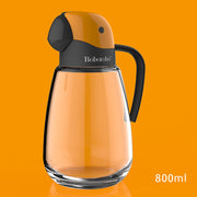 Premium Household Oil Dispenser Bottle – Leak-Proof Glass & Stainless Steel – For Olive Oil, Vinegar, Soy Sauce