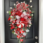 Upside Down Christmas Tree - Space-Saving Door Wall Decoration for Holiday