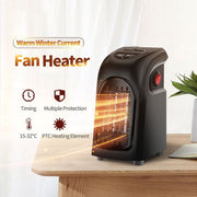 Portable ceramic winter air heater fan`
