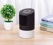 Portable cooling and moisturizing USB fan