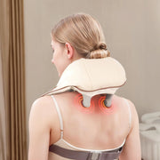 Electric Neck Massager With Heat - Neck And Shoulder Massagers For Pain Relief