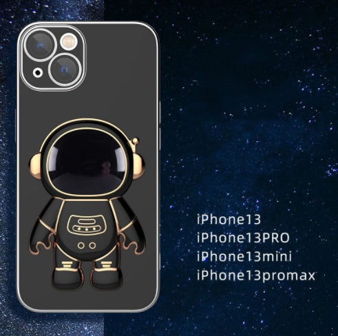 Astronaut iPhone Case – 3D Cute Design, Shockproof, Stand Holder Cover