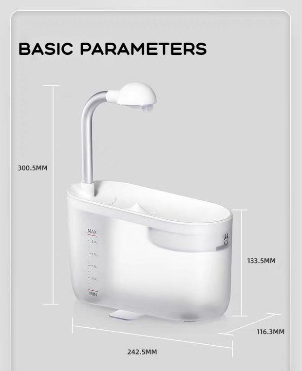 White Filter Element Set for Automatic Pet Water Fountain – Pet Accessories