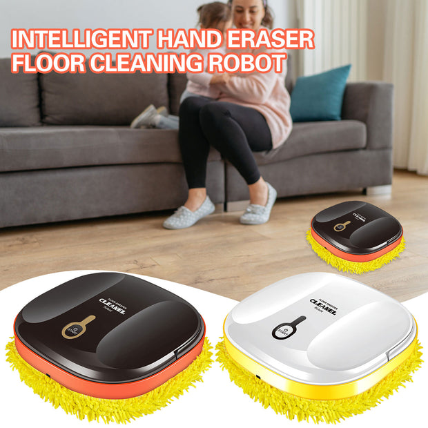 Smart robot vacuum cleaner sweeping and mopping floor