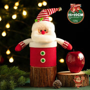 Festive plush gift box for Christmas candies and chocolates