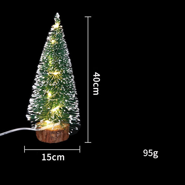 Christmas mini LED tree decoration for gifting