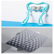 Manual Six-Wheel Neck Massager – Portable Roller Massage Tool for Pain Relief & Relaxation