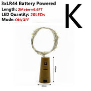 🎄Fairy Lights Copper Wire LED String Lights Christmas Wreath