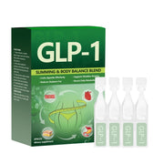 “GLP-1 body shaping health drops with packaging – top view”