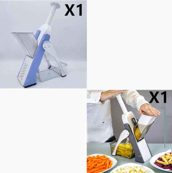 Multifunctional Vegetable Cutter – 6-in-1 Slicer, Shredder & Kitchen Tool