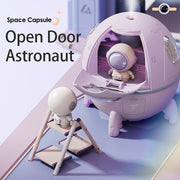 Astronaut design open capsule humidifier with toy