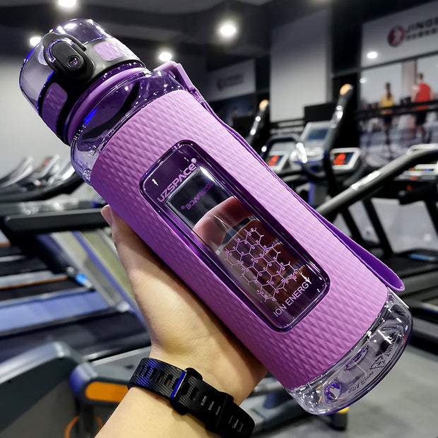 BPA-Free Gym Water Bottle with Easy Carry Strap