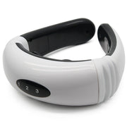 Electric neck massager device front view